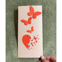 Листівка Серце з метеликами
